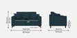 Luca Fabric 2 Seater Sofa in Cool Blue Color