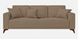 Luca Fabric 3 Seater Sofa In Hazel Beige Color