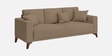 Luca Fabric 3 Seater Sofa In Hazel Beige Color