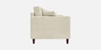 Luca Fabric 3 Seater Sofa In Maple Cream Color