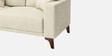 Luca Fabric 3 Seater Sofa In Maple Cream Color