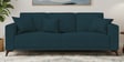 Luca Fabric 3 Seater Sofa in Cool Blue Color