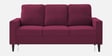 Lucas Fabric 3 Seater Sofa in Wine Red Colour