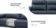 Lucca Italian Leather Sofa Set (3+2) In Blue Colour