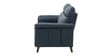 Lucca Italian Leather Sofa Set (3+2) In Blue Colour