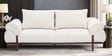 Lucca Plush Boucl  Fabric 3 Seater Sofa in Cream Colour