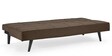Luiz Sofa Cum Bed In Dark Brown Colour