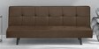 Luiz Sofa Cum Bed In Dark Brown Colour