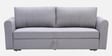 Luna Chenille Fabric Sofa Cum Bed in Ash Grey Colour With Storage