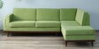 Luna Fabric LHS Sectional Sofa in Olive Green Colour