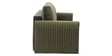 Luna Velvet Fabric Sofa Cum Bed in Olive Green Colour With Storage