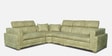 Lunar Sectional Sofa in Rich Cream Colour in L Shape