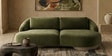 Lunara 3 Seater Sofa In Olive Colour