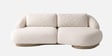 Lunara 3 Seater Sofa In Pearl White Colour