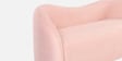 Lunara Boucle Fabric 2 Seater Sofa In Baby Pink Color