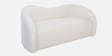 Lunara Boucle Fabric 2 Seater Sofa In Off-White Color