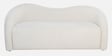 Lunara Boucle Fabric 2 Seater Sofa In Off-White Color