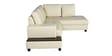 Lusso LHS L Shape Sofa in Cream Colour