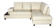 Lusso LHS L Shape Sofa in Cream Colour