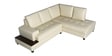 Lusso LHS L Shape Sofa in Cream Colour