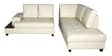 Lusso LHS L Shape Sofa in Cream Colour