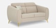 Luster Plus 2 Seater Sofa in Beige Colour
