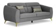 Luster Plus 3 Seater Sofa in Grey Colour