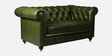 Luxe Chesterfield Leatherate 3+2 Seater Sofa In Green Colour Luxe Chesterfield Leatherate 3+2 Seater Sofa In Green Colour