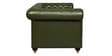 Luxe Chesterfield Leatherate 3+2 Seater Sofa In Green Colour Luxe Chesterfield Leatherate 3+2 Seater Sofa In Green Colour