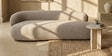 Luxe Lounge Boucle 3 Seater Sofa In Beige Colour