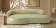 Luxe Lounge Boucle 3 Seater Sofa In Olive Green Colour