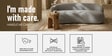 Luxe Lounge Contemporary 3 Seater Sofa In Dark Grey Color