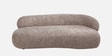Luxe Lounge Contemporary 3 Seater Sofa In Mouse Grey Color