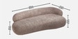 Luxe Lounge Contemporary 3 Seater Sofa In Mouse Grey Color