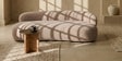 Luxe Lounge Contemporary 3 Seater Sofa In Mouse Grey Color
