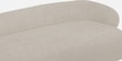 Luxe Lounge Contemporary 3 Seater Sofain  Cr me Color