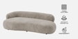 Luxe Lounge Velvet 3 Seater Sofa In Beige Colour