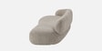 Luxe Lounge Velvet 3 Seater Sofa In Beige Colour