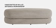 Luxe Lounge Velvet 3 Seater Sofa In Beige Colour