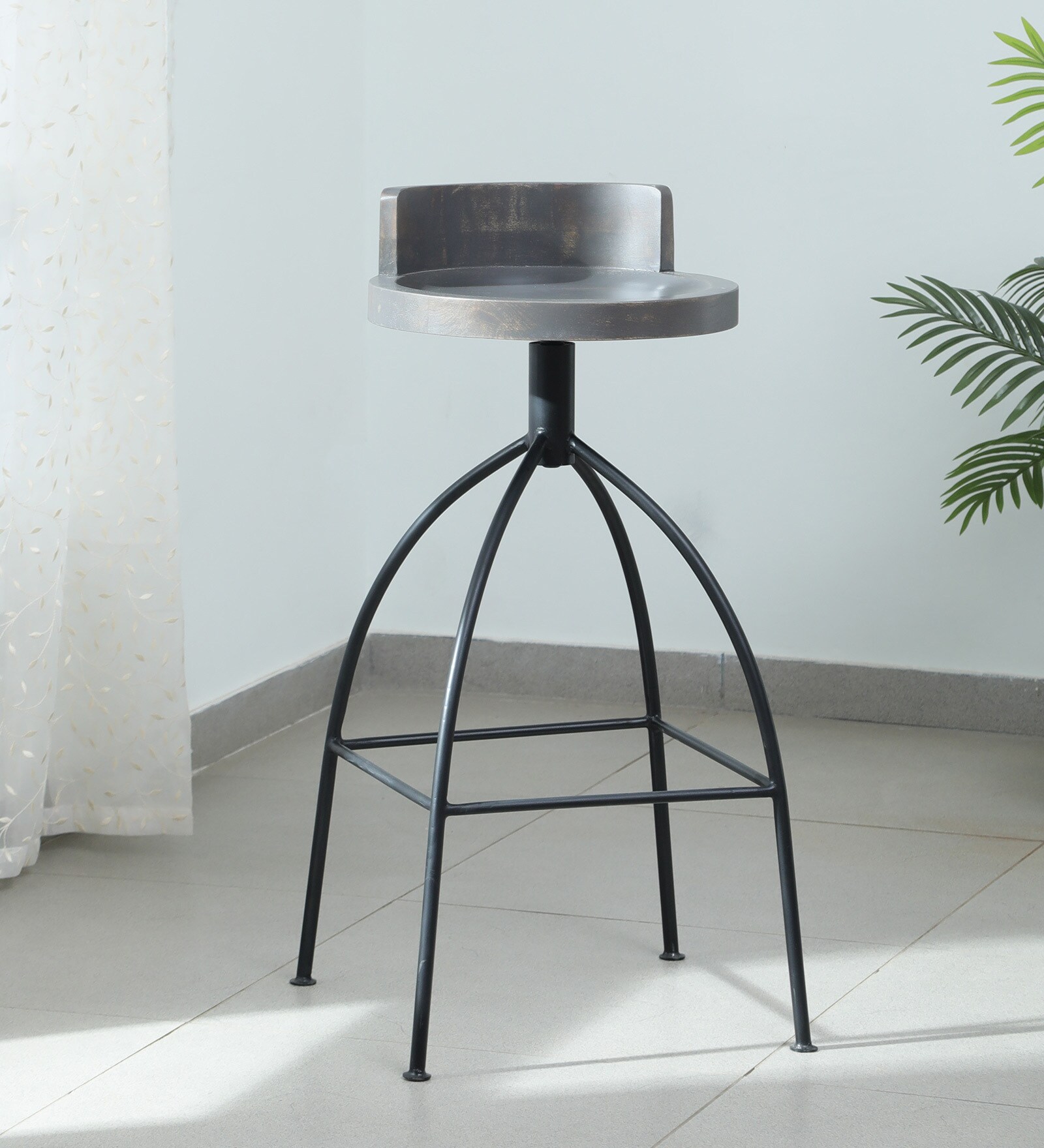 Buy Luca Metal Bar Stool In With Swivel at 13 OFF by Casacraft from