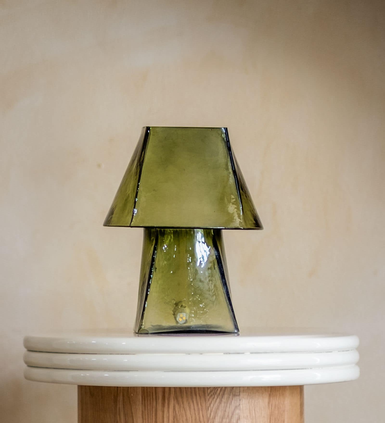 Lueur Olive Green Mini Table Lamp Lueur Olive Green Mini Table Lamp