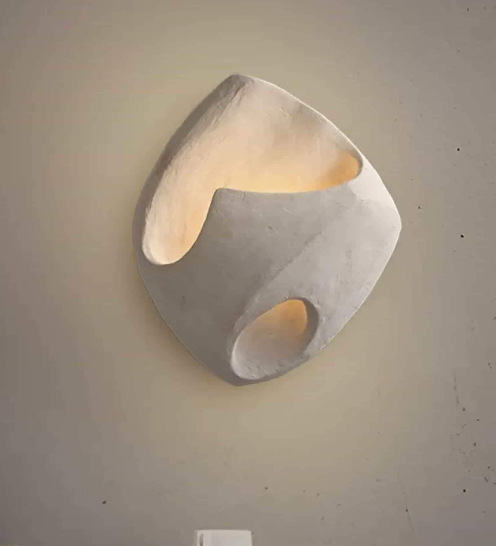 Luna Stone Finish Wall Light