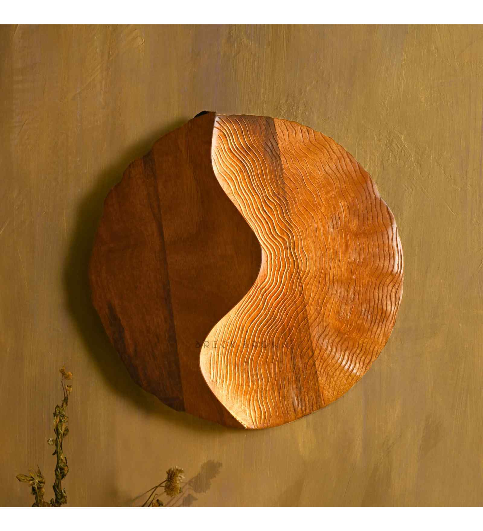 Luna Walnut Finish Wall Light Luna Walnut Finish Wall Light