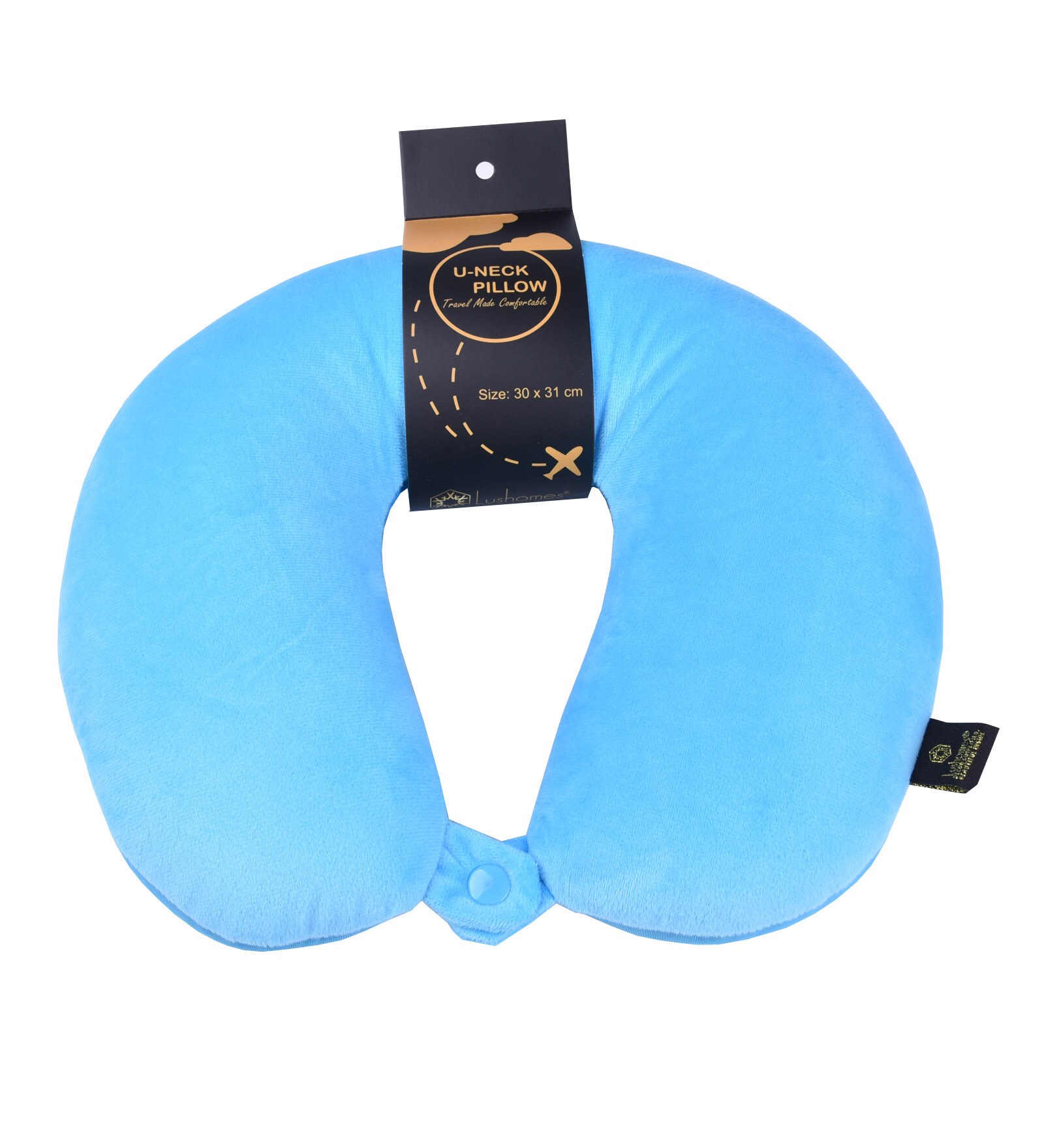 Buy Lushomes Blue Microbeads Neck Pillow (30 x 31 cms, Single pc) Online Neck Pillows Neck