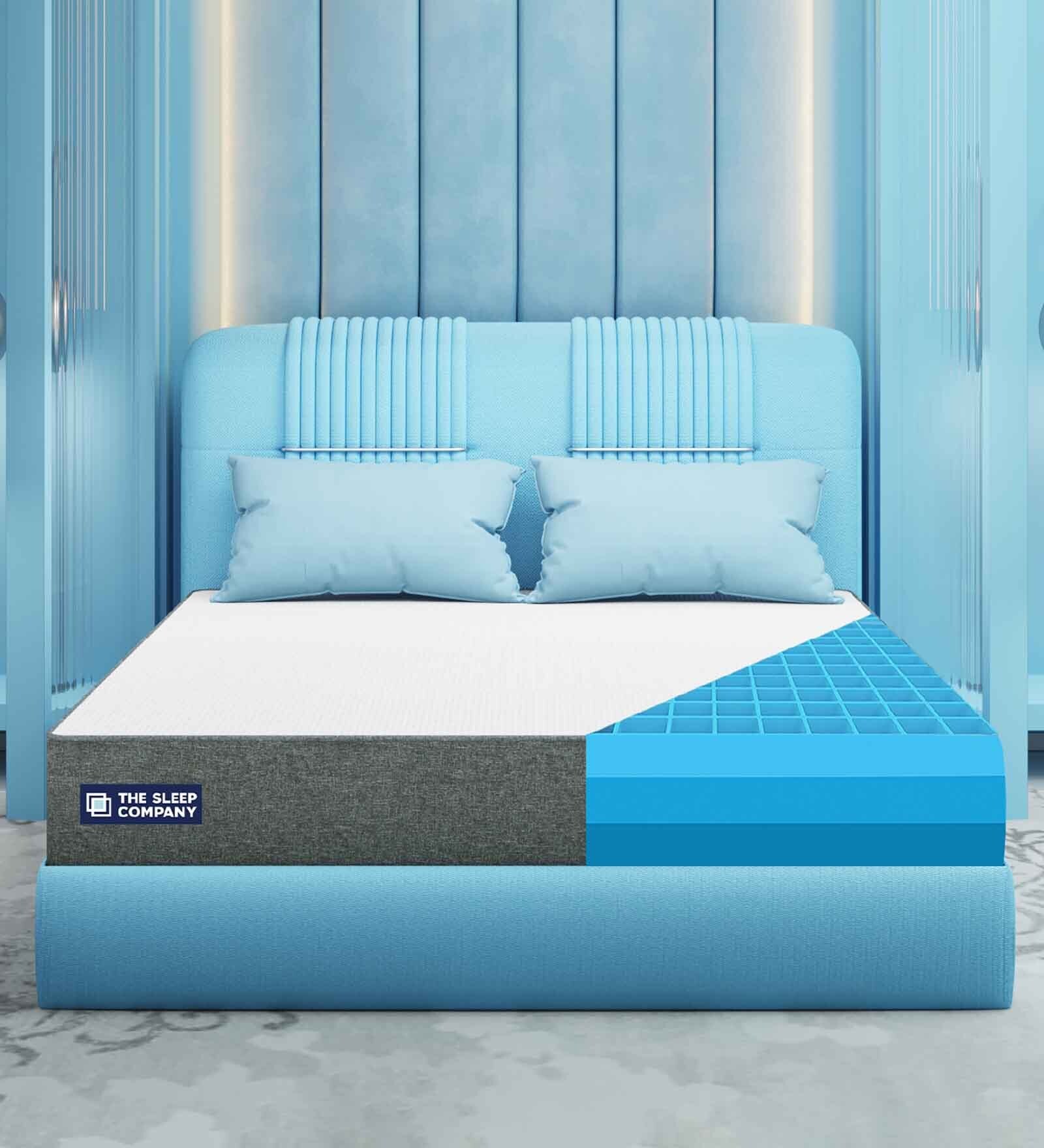 Luxe SmartGrid 8 inch HR Foam Queen Size Mattress with Grid Layer