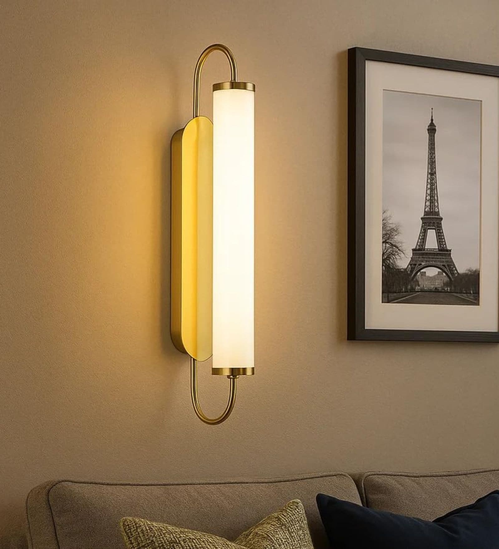 Luxury Crystal Lotus LED Wall Light   Gold Finish