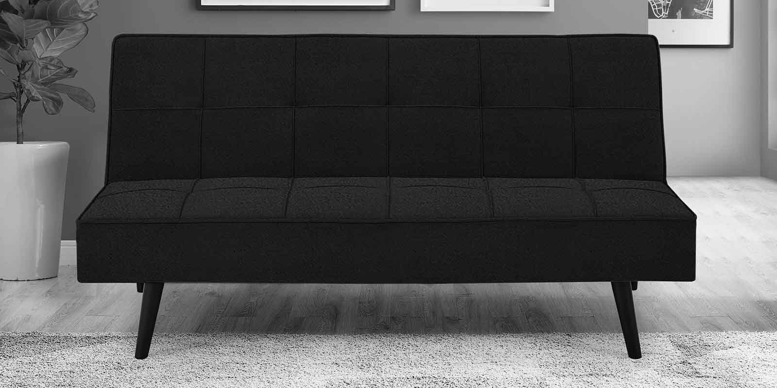 Buy Luiz Convertible Sofa Cum Bed in Black Finish at 32 OFF by Mintwud