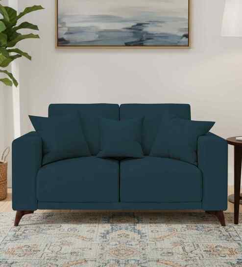 Luca Fabric 2 Seater Sofa in Sage Green Colour