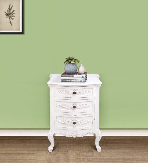 Buy Lucie Chest Of Drawers In White Painted Distress By Stories