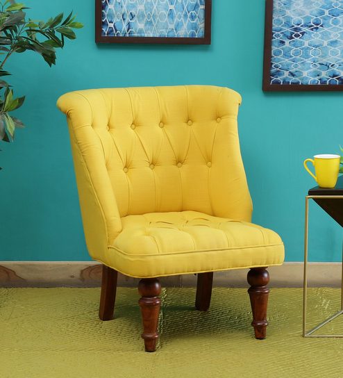 Buy Ludovic Accent Chair In Honey Oak Finish By Amberville Online